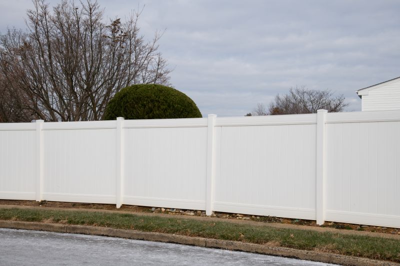 White Vinyl Privacy Fence