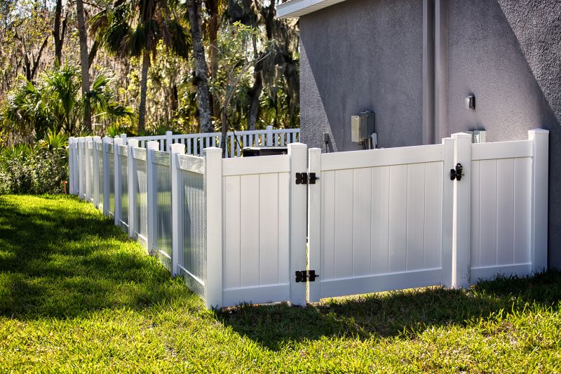 Vinyl Fence with Gates